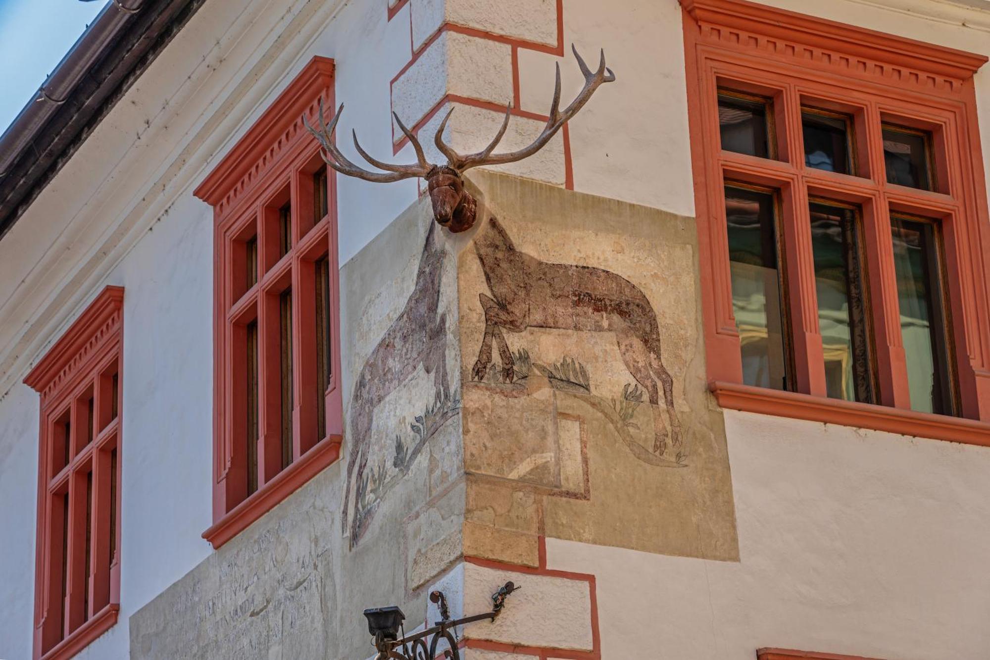 Hotel Casa Cu Cerb à Sighişoara Extérieur photo