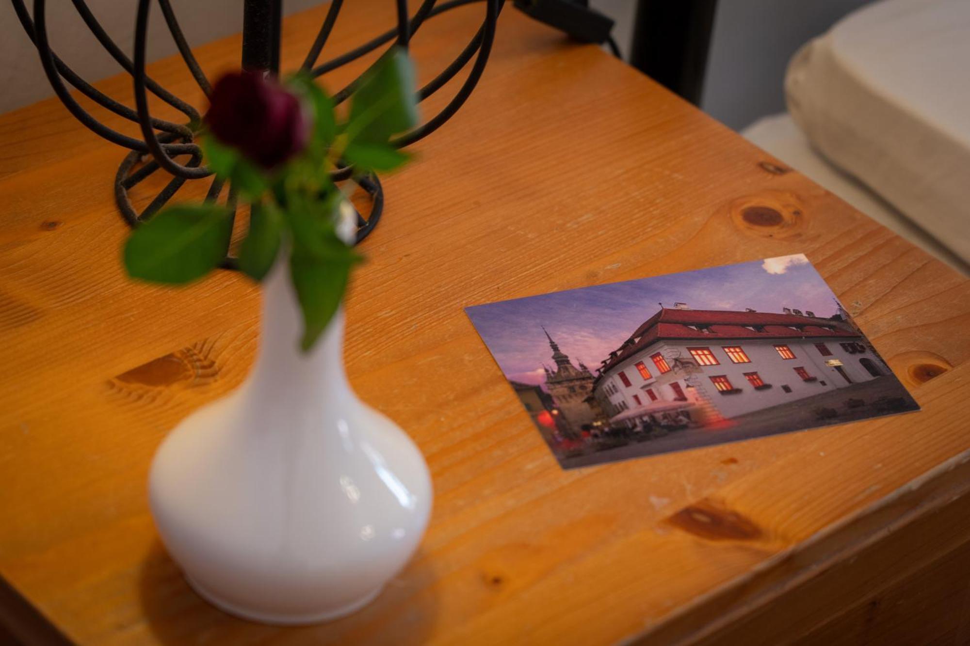 Hotel Casa Cu Cerb à Sighişoara Extérieur photo